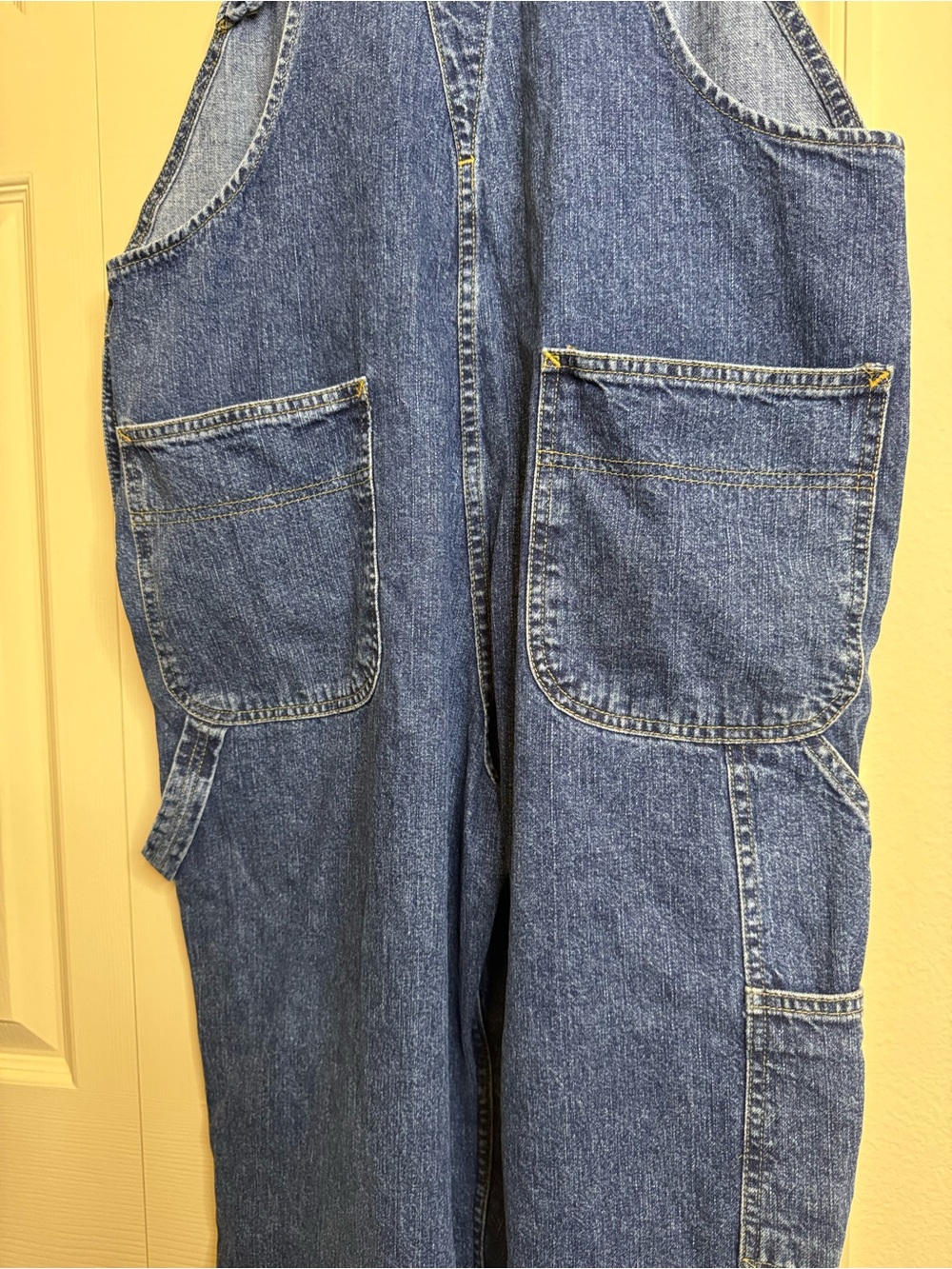 Vintage Polo Jeans Co. Ralph Lauren Denim Men’s Overalls Size Medium Carpenter - Picture 8 of 9
